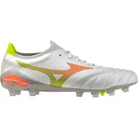 Mizuno Morelia Neo V Beta Elite Fg Prism - Vit/orange/evening Prim - Gräs (Fg), storlek 42