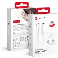Forcell USB-C till USB-C PD QC4.0 3A 60W 3,0 m vit