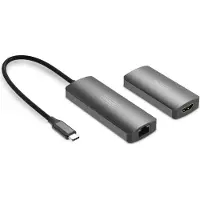 Digitus - Sändare och mottagare - video/ljud/USB-förlängare - HDMI, USB-C - upp till 30 m