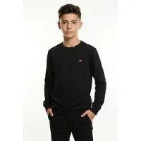 Napapijri Sweatshirt 'Balis C 2' röd / svart / vit