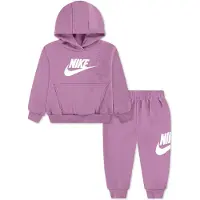 Nike Kids Träningsset 'CLUB FLEECE' orkidé / vit