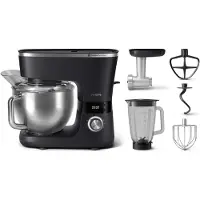 Philips Köksrobot - - HR7962/21 - Skål 5,5 L - Mixer 1,5 L - 1000 W - 8 hastigheter