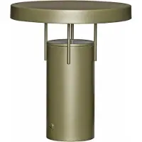 Hubsch LED-batteridriven bordslampa BringMe mörkgrön metallic, 28 cm BringMe, dimbar, Grön, Metall, Modern