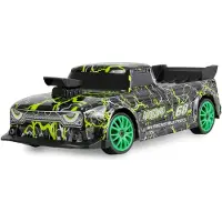 Amewi 1:24 RC modellbil Elektrisk Drift RC-Modell Grön Fyrhjulsdrift (4WD) RtR 2,4 GHz