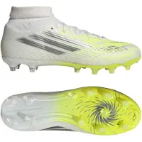 Adidas F50 Sparkfusion League Mid Cut Fg/ag Born For Goals - Vit/silver/gul Dam, storlek 36
