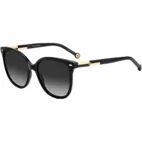 Carolina Herrera HER 0136/S 55/20/145 SVART NUDE/MÖRKGRŠSHADED acetat kvinna Solglasögon HER 0136/S