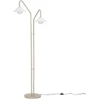 Hubsch Golvlampa , Beige, Vardagsrum, Metall