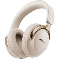 Bose QuietComfort Ultra - 2nd Gen - hörlurar med mikrofon - fullstorlek - Bluetooth - kabelansluten, trådlös - aktiv brusradering - 3,5 mm kontakt - driftwood sand