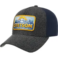 Stetson Men's Trucker Cap Polar Bear Grey/Blue