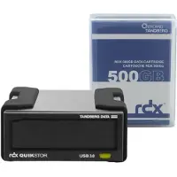 Overland-Tandberg 8863-RDX, Datalaggringsenhet, RDX-patron, USB 3.2 Gen 1 (3.1 Gen 1), HDD, Svart, UL 60950, CSA C22.2 No. 60950, IEC 60950/ EN60950 FCC 47CFR, part 15, class B, CISPR22, class B,...