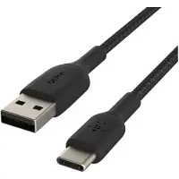 Belkin Boost Charge Flätad Usb-a Till Usb-c-kabel 3m