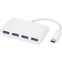 Microconnect - Hubb - 4 x SuperSpeed USB 3.0 - skrivbordsmodell