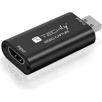 Techly I-USB-VIDEO-1080TY, Svart, Windows 10, Windows 7, Windows 8, Windows Vista, Windows XP, 1920 x 1080 pixlar, 12 bit, 60 hz, HDMI