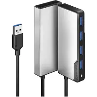 Alogic USB-A Fusion SWIFT 4-in-1 Hub - Hubb - 4 x USB 3.2 Gen 1 - skrivbordsmodell