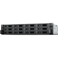 Synology RackStation RS2423RP+ - NAS-server - 12 fack - kan monteras i rack - SATA 6Gb/s - RAID JBOD, 0, 1, 5, 6, 10 - RAM 8 GB - Gigabit Ethernet / 10 Gigabit Ethernet - iSCSI support - 2U