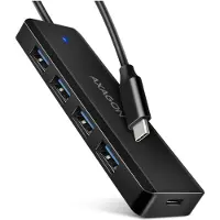 Axagon HUE-C1C - Hubb - 4 x USB 3.2 Gen 1 - skrivbordsmodell