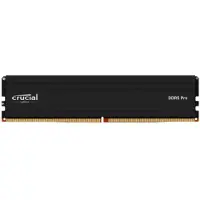 Crucial Pro - DDR5 - modul - 32 GB - DIMM 288-pin låg - 5600 MT/s / PC5-44800 - CL46 - 1.1 V - ej buffrad - on-die ECC - mattsvart