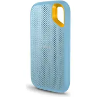 SanDisk Extreme Portable V2 - SSD - krypterat - 2 TB - extern (portabel) - USB 3.2 Gen 2 (USB-C kontakt) - 256 bitars AES - himmelsblå