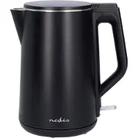 Nedis KAWK361EBK Vattenkokare Kontrolljus Svart Kapacitet: 1.5 l
