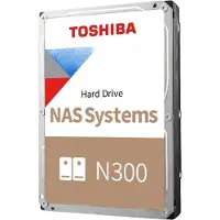 Toshiba N300 NAS - Hårddisk - 12 TB - inbyggd - 3.5 - SATA 6Gb/s - 7200 rpm - buffert: 512 MB