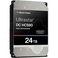 Western Digital WD Ultrastar DC HC590 - Hårddisk - datacenter - krypterat - 26 TB - inbyggd - 3.5 - SAS 12Gb/s - 7200 rpm - buffert: 512 MB - Self-Encrypting Drive (SED)