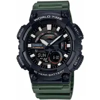 Casio Aeq-110w-3a 52.2mm 10atm Quartz Analogue/digital Klocka