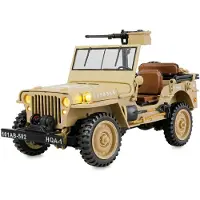 Amewi Jeep Willys MB Scale Crawler 1:14 Borst motor RC modellbil Elektrisk Crawler Fyrhjulsdrift (4WD) RtR 2,4 GHz