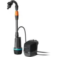 Gardena Akku-Regenfasspumpe 2400 ComfortAutomatic 18V P4A solo Regnvattensystem 2400 l/h 1.8 m