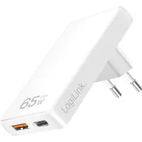 Logilink PA0368 USB-laddare USB-A uttag, USB-C hona Quick Charge 4.0, Power Delivery 3.0 Vit Inomhus, Vägguttag