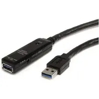 StarTech.com Nätverksadapter USB 3.0 RJ45-kontakt 5 m Flerfärgad Aktiv med signalförstärkning USB3AAEXT5M