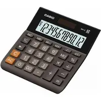 Casio Staliniserad uträkning/ritbord MH-12, 127 x 136,5 x 28,8 mm, svart