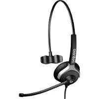 Gequdio Headset 1-örat med 3,5 mm uttag