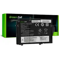 Green Cell - Batteri för bärbar dator (likvärdigt med: Lenovo L17C3P52, Lenovo L17L3P52, Lenovo L17M3P53, Lenovo L17M3P54) - litiumpolymer - 3-cells - 4100 mAh