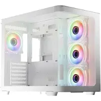 LC-Power LC-8001W-ON Microtower Datorchassi GAMER Svart Sidofönster