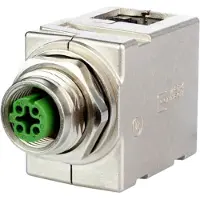 Metz MWN911A115 Sensor/ställdon-kontaktdon M12 Skåpgenomföring 1 st Piece