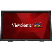 Viewsonic TD2423, 59,9 cm (23.6), 1920 x 1080 pixlar, Full HD, LED, 7 ms, Svart