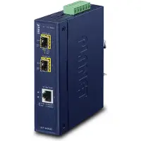 Planet IGT-1205AT - Fibermediekonverterare - 1GbE - 10Base-T, 100Base-TX, 1000Base-T - RJ-45 / SFP (mini-GBIC)