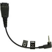 Jabra QD Telefon-Headsetkabel 0 mm Svart