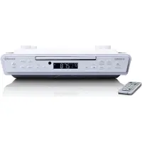 Lenco Köksradio KCR-150WH FM inkl. fjärrkontroll, Väckningsfunktion Vit