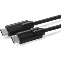 Microconnect - USB-kabel - USB-C (hane) till USB-C (hane) - USB 3.2 Gen 2 - 20 V - 5 A - 1.5 m - USB-strömförsörjning (100W), 4K60Hz stöd - svart