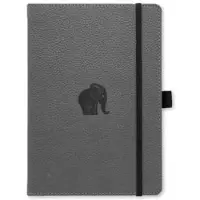 Dingbats* Wildlife A5+ Plain - Grey Elephant Notebook