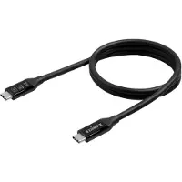 Edimax USB-kabel USB 4.0, Thunderbolt 3 USB-C-kontakt 0.50 m Svart UC4-0050TB