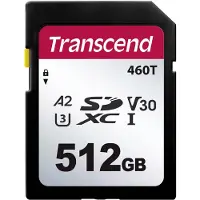 Transcend TS512GSDC460T-VS1 SD-Kort Box 512 GB Lämplig för industriella applikationer