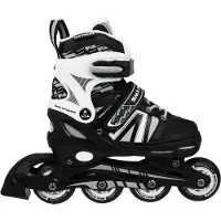SportMe Inlines 26-29 Svart/Vit,