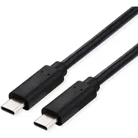 Value USB-kabel USB 4.0 USB-C-kontakt, USB-C-kontakt 0.50 m Svart Skärmad 11.99.9091