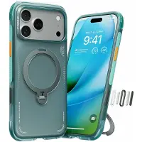 Torras iPhone 17 Pro Ostand Q3 Air MagSafe skal - Grön