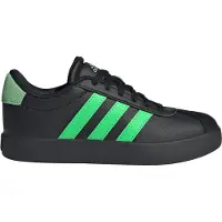Adidas Skor - VL Court 3.0 K - Svart/Skärm/Kolfiber - - 33 - Skor