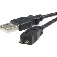 StarTech.com 2 m Micro USB-kabel - A till Micro B - USB-kabel - USB (hane) till mikro-USB typ B (hane) - USB 2.0 - 2 m - svart