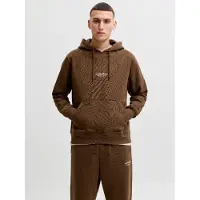 Jack & Jones Sweatshirt 'JJESOHO' karamell / vit