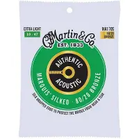 Martin strings Marquis Silked 80/20 Bronze Ex Light 10-47